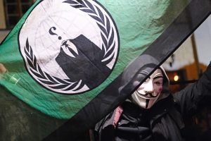 9 aktywistów Anonymous na Marszu Miliona Masek w Rzeszowie [FOTO]
