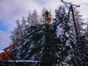 Na Podkarpaciu 2,5 tys. domów bez prądu. Zawinił śnieg