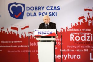 Noworoczne spotkanie działaczy PiS w Rzeszowie. Kaczyński: „Stawka wyborów jest ogromna”