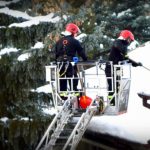 Po opadach śniegu na Podkarpaciu: prawie 200 interwencji strażaków