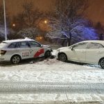 Wypadek w Rzeszowie z udziałem kierowcy Free Now. Jedna osoba w szpitalu