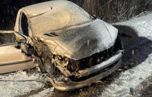 Trudne warunki na podkarpackich drogach. Jeden tragiczny wypadek