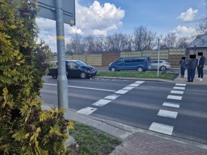 Wypadek na osiedlu Pobitno w Rzeszowie. Zderzenie trzech samochodów