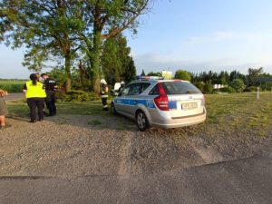 Auto sÄdziego z Lubaczowa w rowie, sÄdzia przedstawiÅ zwolnienie lekarskie