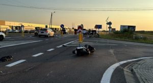 Pijany motocyklista sprawcÄ wypadku na drodze krajowej nr 94