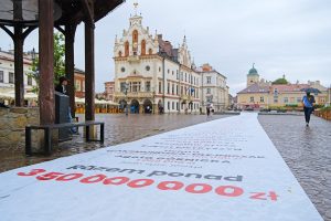 Platforma Obywatelska rozwinÄÅa w Rzeszowie rolkÄ z "tÅustymi kotami z PiS"