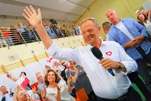 TÅumy na spotkaniu Donalda Tuska z mieszkaÅcami Rzeszowa [FOTO]