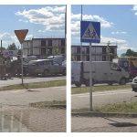 Wypadek w Rzeszowie. Zderzenie volvo z audi. Jedna osoba ranna