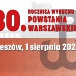 80. rocznica wybuchu powstania warszawskiego. Rzeszów włączy syreny