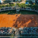 Jerzy Janowicz i Klaudia Jans-Ignacik na kortach w Łańcucie