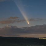 Noc komety nad Podkarpaciem. Fotografie zrobione w Hyżnem