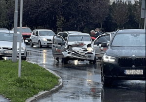 Sezon jesiennych stłuczek rozpoczęty. Okulickiego w Rzeszowie przyblokowana