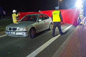 Śmiertelny wypadek motocyklisty. Wjechał w bmw