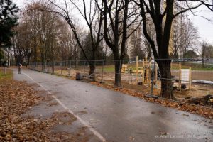 Trwają prace w Parku Sybiraków