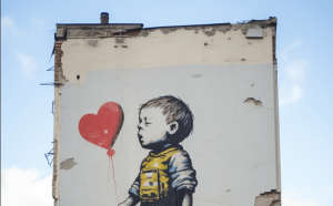 Sukces funkcjonariuszy z Podkarpacia. Odzyskali dzieło Banksy'iego skradzione w Przemyślu