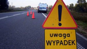Utrudnienia w kierunku na Lublin. Samochód wypadł z jezdni