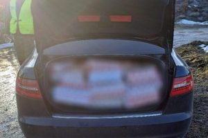 Audi po sufit wypełnione nielegalnymi papierosami