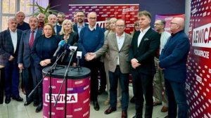 Czarzasty w Rzeszowie. "Racja jest po naszej stronie, ale nie wyjdziemy z koalicji"