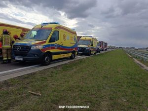 Utrudnienia na A4 między Rzeszowem a Łańcutem. Zablokowany lewy pas w kierunku Przemyśla