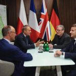 Czołowi europejscy przywódcy w Rzeszowie. W Kijowie wezwali Rosję do zawieszenia broni