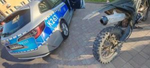 Kierował motocyklem mając 2 promile. Dodatkowo nie posiadał prawa jazdy