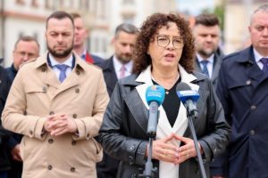 Politycy Trzeciej Drogi w Rzeszowie. "Nie zwoziliśmy wyborców autobusami"