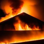 Pożar budynku wielorodzinnego w Niebylcu. Strażacy ewakuowali cztery osoby