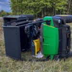 Trzy dziewczynki ranne w wypadku. Jedna przetransportowana śmigłowcem do Rzeszowa [ZDJĘCIA]