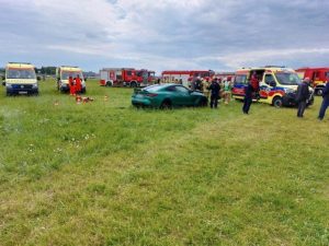 Wypadek masowy w Krośnie. Prokuratura okręgowa przejmuje śledztwo od prokuratury rejonowej