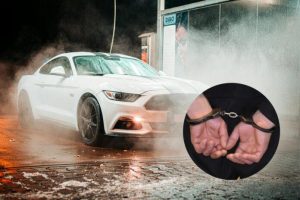 Policjant kradł na myjniach samochodowych i uciekł z obławy kolegów "po fachu"