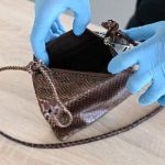 Torebka ze skóry chronionego węża w bagażu Ukrainki. Kolejne podobne odkrycie celników na granicy