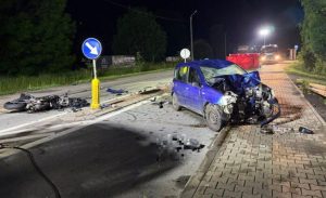 Tragiczny wypadek w Boguchwale. Motocyklista zginął na miejscu