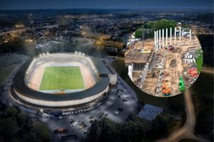 Trwają prace przy Podkarpackim Centrum Lekkiej Atletyki. Zobaczcie nagranie z placu budowy [WIDEO]