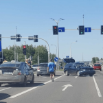 Zderzenie na skrzyżowaniu Warszawskiej i Myśliwskiej w Rzeszowie. Niedzielne popołudnie w korku