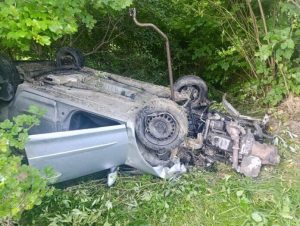 Groźny wypadek na krajowej 19. Kierowca w szpitalu w ciężkim stanie