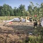 "Pirat" spadł na łąkę. Szybowiec rozleciał się na kawałki