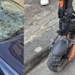 Podkarpacie: Pijany 14-latek wjechał hulajnogą w Skodę