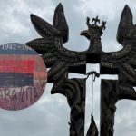 Pomnik „Rzeź Wołyńska” na Podkarpaciu zniszczony. Pojawił się napis „Sława UPA” [ZDJĘCIA]