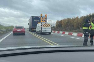 Awaria ciężarówki sparaliżowała S19 w kierunku Rzeszowa. Ogromny korek w stronę miasta [ZDJĘCIA]