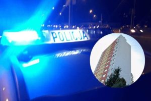 Dramat w Rzeszowie. Mężczyzna zginął po wypadnięciu z dziewiątego piętra bloku