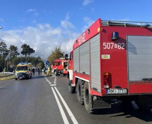 Groźny wypadek na obwodnicy Mielca. Jedna osoba w szpitalu
