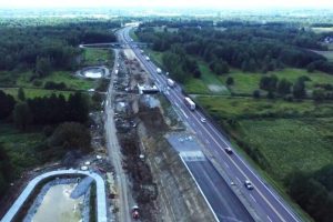 Lot nad budową S19 na Podkarpaciu. Trwa budowa odcinków pod Rzeszowem [WIDEO]