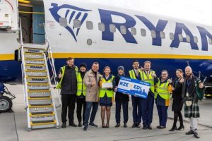 Z Jasionki bezpośrednio do Szkocji. Ryanair uruchamia loty do Edynburga