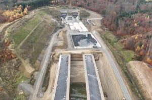 Budowa S19 Rzeszów Połdunie - Babica z lotu ptaka. Prawie 70 proc. lewego tunelu wydrążone [WIDEO]