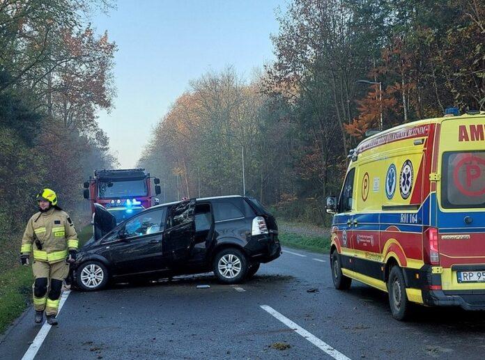 Dachowanie samochodu w Tryńczy