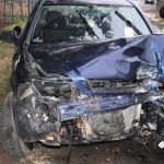 Ledwo dostał prawo jazdy, a już zaliczył spotkanie z drzewem. Mogło skończyć się tragedią