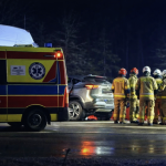 71-latek zginął w zderzeniu z ciężarówką. Droga Krosno-Sanok całkowicie zablokowana