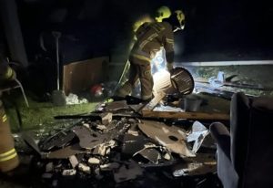 Ogniste Mikołajki. Mieszkańcy rzucili się do walki z ogniem [ZDJĘCIA]