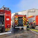 Pożar hali w zakładzie produkcyjnym na Podkarpaciu [ZDJĘCIA]