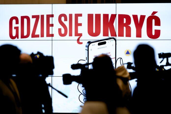 aplikacja gdzie się ukryć konferencja prasowa